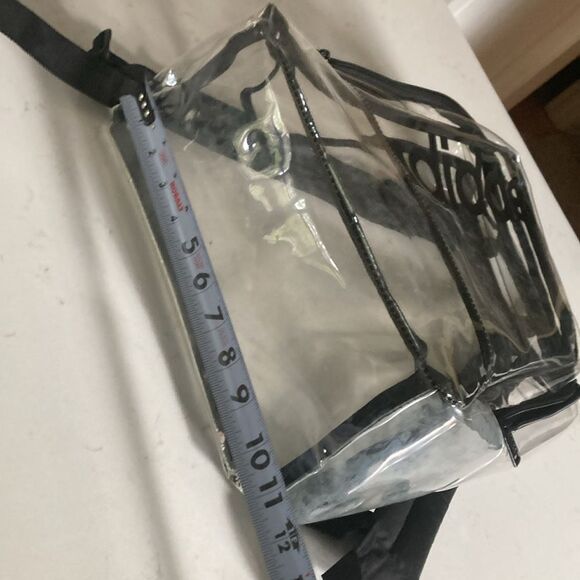 Adidas Clear Backpack Concert Festival Sporting Event Compliant Clear Bag - Picture 4 of 6